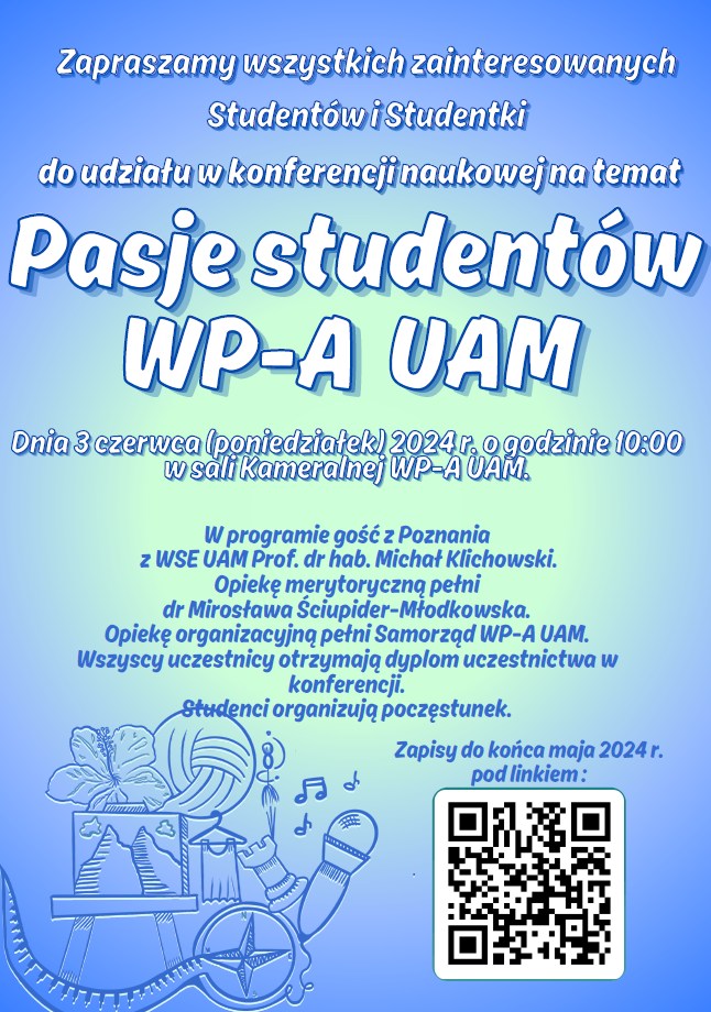 Plakat Pasje studentów WP-A UAM