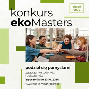 Konkurs ekoMasters - bądź Eko, wygraj nagrody!