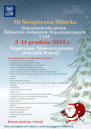 III Zbiórka Świąteczna Darów dla Stowarzyszenia 